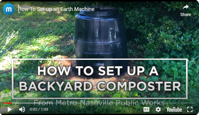 How to set up a back yard composter (youtube)